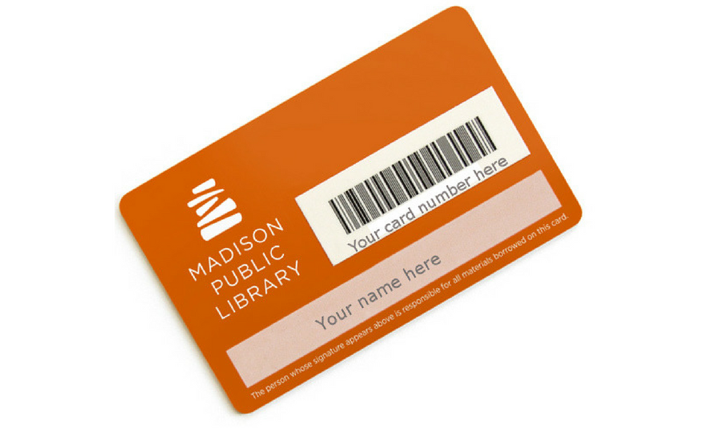 Library Card Number Example